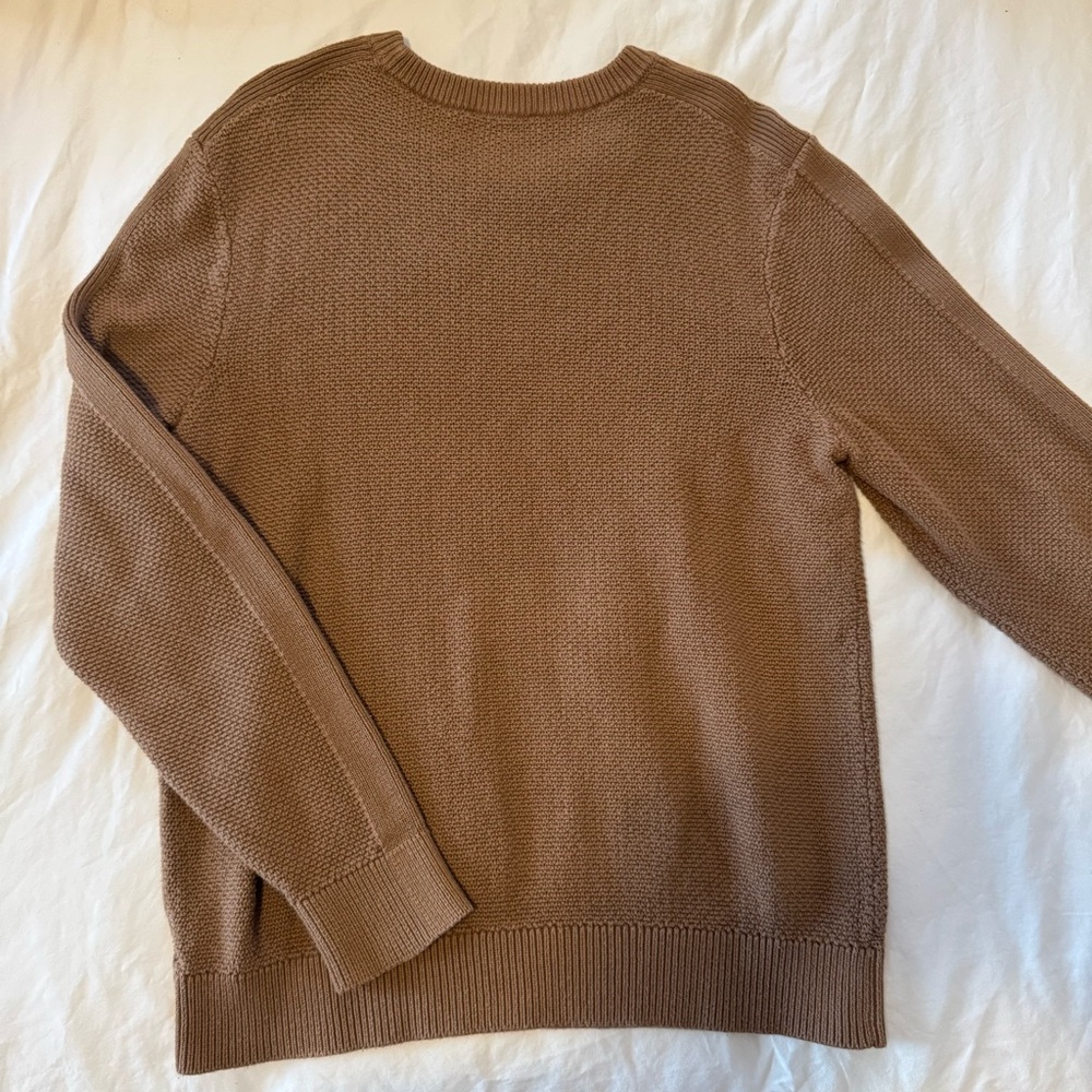 Express Men's Brown Pullover Sweater - Picture 4 of 5